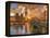 Westminster Sunset-Dominic Davison-Framed Stretched Canvas