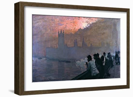 Westminster-Giuseppe De Nittis-Framed Giclee Print