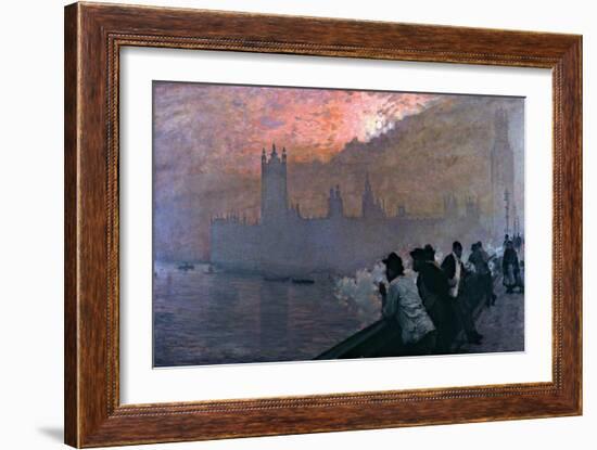 Westminster-Giuseppe De Nittis-Framed Giclee Print