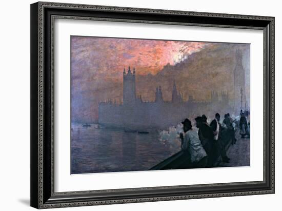 Westminster-Giuseppe De Nittis-Framed Giclee Print