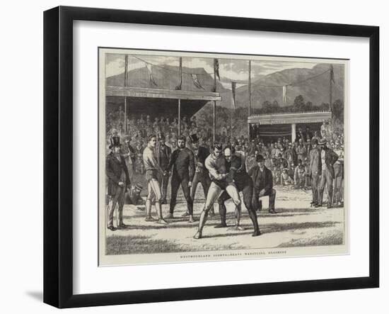 Westmoreland Sports, Heavy Wrestling, Grasmere-Basil Bradley-Framed Giclee Print