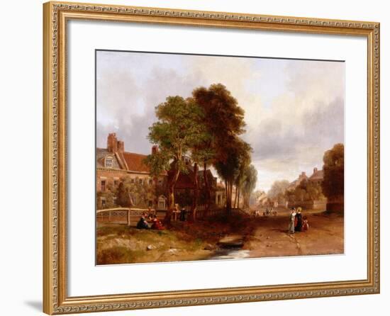 Westoe Village, 1835-John Wilson Carmichael-Framed Giclee Print