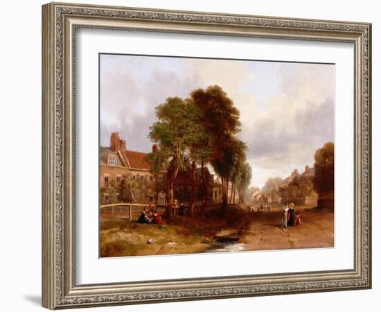 Westoe Village, 1835-John Wilson Carmichael-Framed Giclee Print