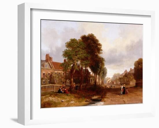 Westoe Village, 1835-John Wilson Carmichael-Framed Giclee Print