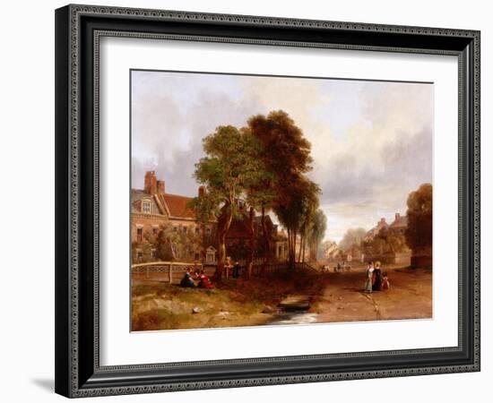 Westoe Village, 1835-John Wilson Carmichael-Framed Giclee Print