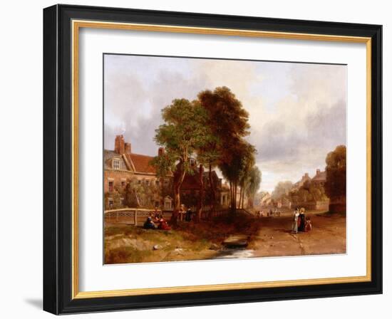 Westoe Village, 1835-John Wilson Carmichael-Framed Giclee Print