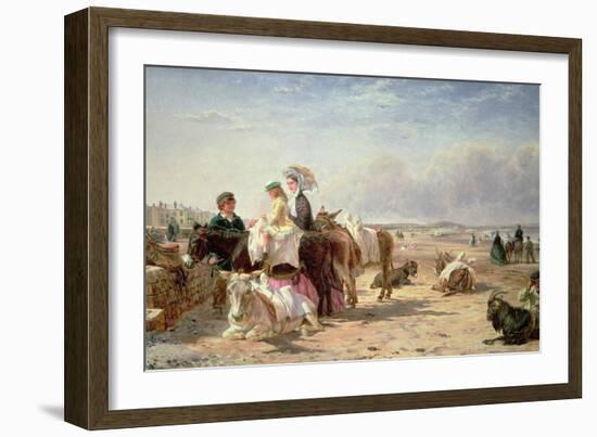 Weston Sands in 1864-William Hopkins and Edmund Havell-Framed Giclee Print