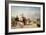 Weston Sands in 1864-William Hopkins and Edmund Havell-Framed Giclee Print