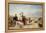 Weston Sands in 1864-William Hopkins and Edmund Havell-Framed Premier Image Canvas