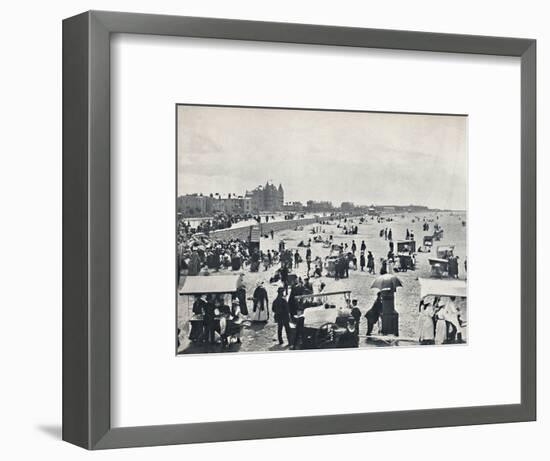 'Weston-Super-Mare - A Summer Scene on the Sands', 1895-Unknown-Framed Photographic Print