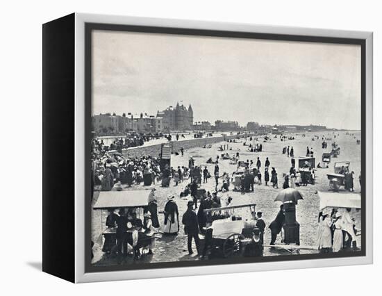 'Weston-Super-Mare - A Summer Scene on the Sands', 1895-Unknown-Framed Premier Image Canvas