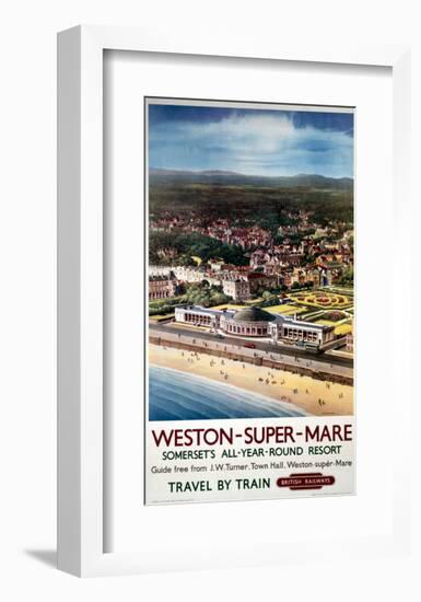 Weston-Super-Mare, Somerset's All-Year-Round Resort-null-Framed Art Print