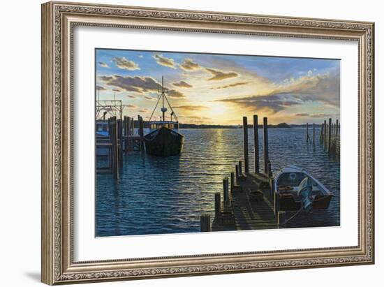 Westport Harbor, MA-Bruce Dumas-Framed Giclee Print