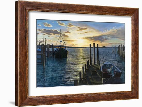 Westport Harbor, MA-Bruce Dumas-Framed Giclee Print