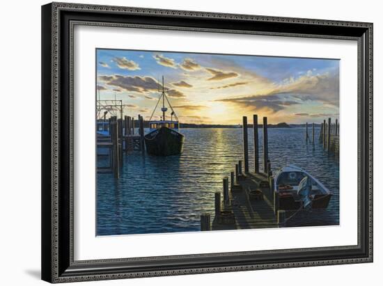 Westport Harbor, MA-Bruce Dumas-Framed Giclee Print