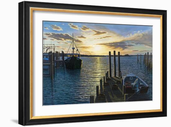 Westport Harbor, MA-Bruce Dumas-Framed Giclee Print