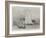 Westward Ho, the Shamrock Starting for New York to Compete for the America Cup-William Lionel Wyllie-Framed Giclee Print