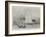 Westward Ho, the Shamrock Starting for New York to Compete for the America Cup-William Lionel Wyllie-Framed Giclee Print