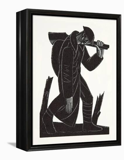 Westward Hoe!, after a Drawing by David James, 1921-Eric Gill-Framed Premier Image Canvas