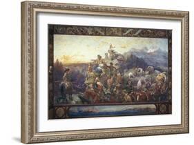 Westward the Course of Empire Takes its Way-Emanuel Leutze-Framed Giclee Print