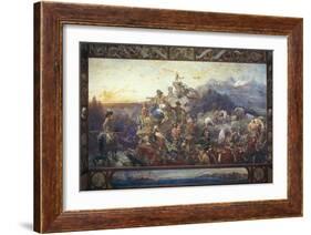 Westward the Course of Empire Takes its Way-Emanuel Leutze-Framed Giclee Print