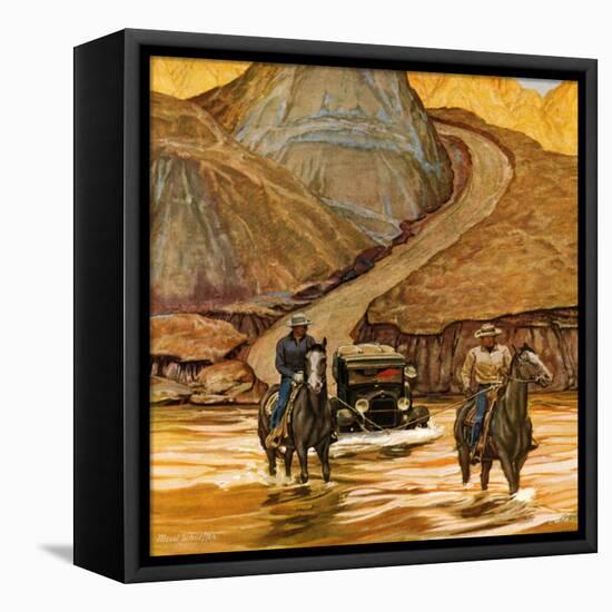 "Westward Tow," May 29, 1948-Mead Schaeffer-Framed Premier Image Canvas