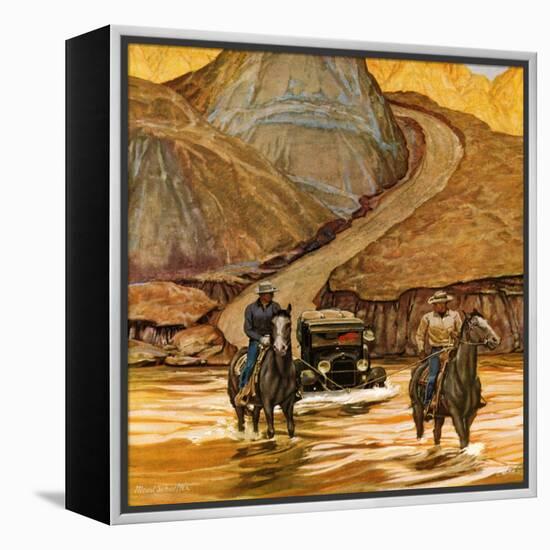 "Westward Tow," May 29, 1948-Mead Schaeffer-Framed Premier Image Canvas