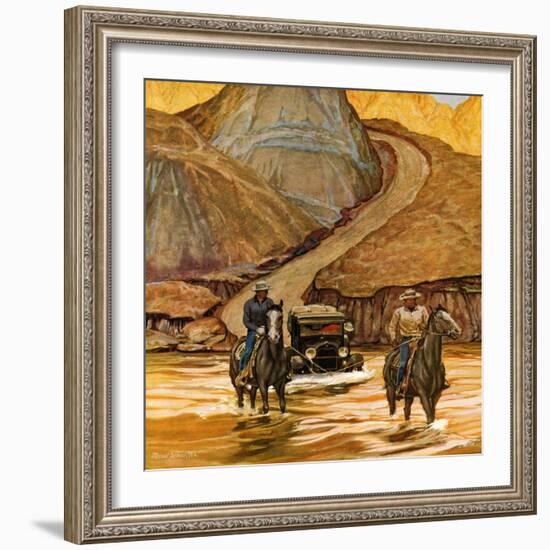 "Westward Tow," May 29, 1948-Mead Schaeffer-Framed Giclee Print