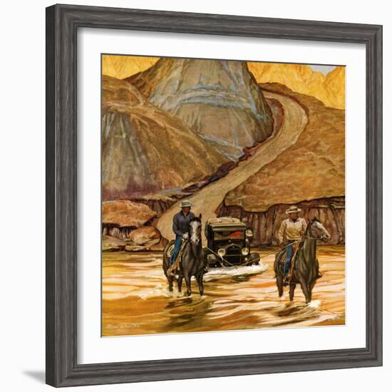 "Westward Tow," May 29, 1948-Mead Schaeffer-Framed Giclee Print