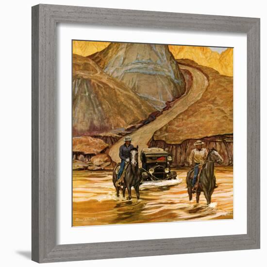 "Westward Tow," May 29, 1948-Mead Schaeffer-Framed Giclee Print