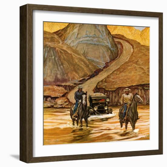 "Westward Tow," May 29, 1948-Mead Schaeffer-Framed Giclee Print