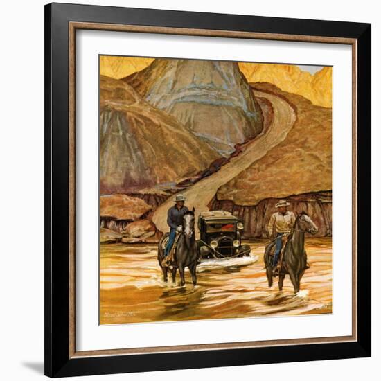 "Westward Tow," May 29, 1948-Mead Schaeffer-Framed Giclee Print