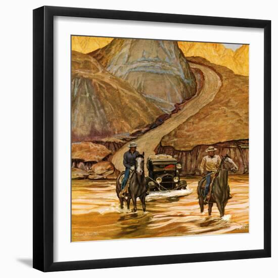 "Westward Tow," May 29, 1948-Mead Schaeffer-Framed Giclee Print