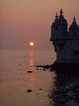 Turrets of the 16th Century Belem Tower Silhouetted in the Sunset, in Lisbon, Portugal, Europe-Westwater Nedra-Photographic Print