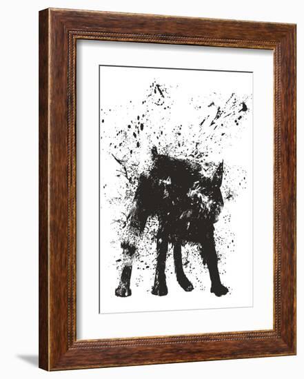 Wet Dog-Balazs Solti-Framed Art Print