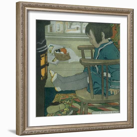 Wet Feet, 1902-Jessie Willcox-Smith-Framed Giclee Print