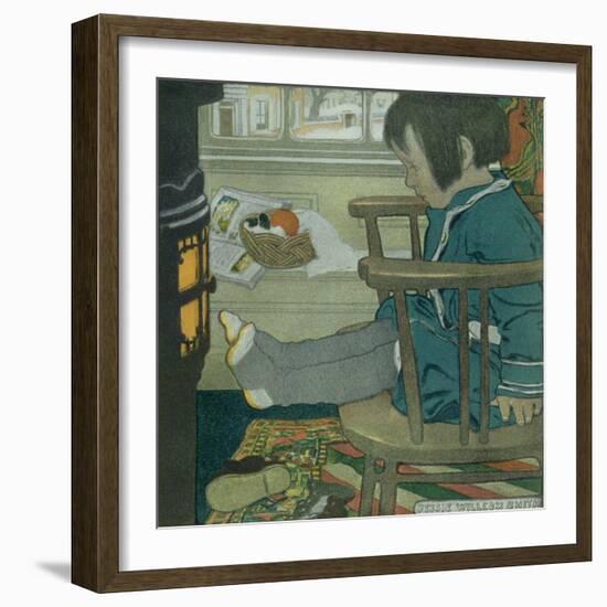 Wet Feet, 1902-Jessie Willcox-Smith-Framed Giclee Print