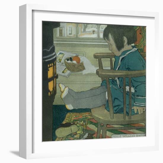 Wet Feet, 1902-Jessie Willcox-Smith-Framed Giclee Print