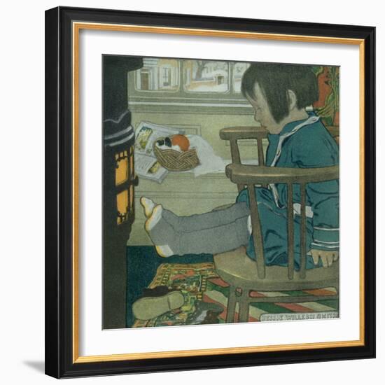 Wet Feet, 1902-Jessie Willcox-Smith-Framed Giclee Print