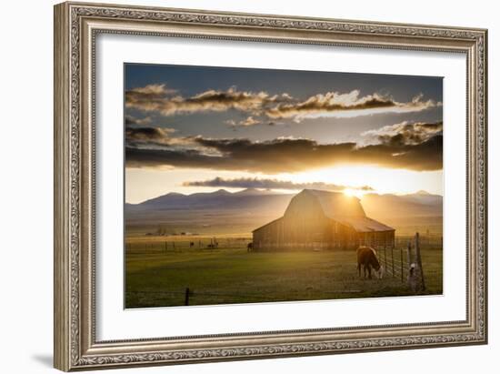 Wet Mountain Barn I-Dan Ballard-Framed Photographic Print