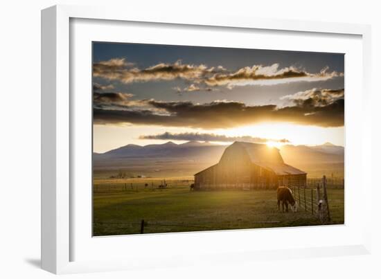 Wet Mountain Barn I-Dan Ballard-Framed Photographic Print