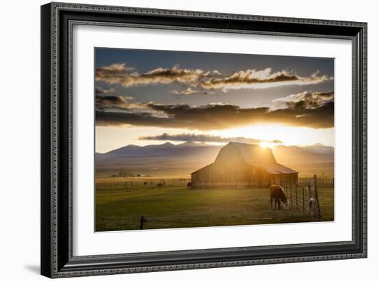 Wet Mountain Barn I-Dan Ballard-Framed Photographic Print