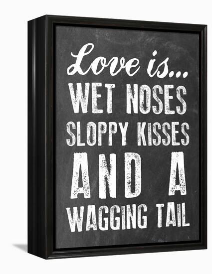 Wet Noses-Erin Clark-Framed Premier Image Canvas