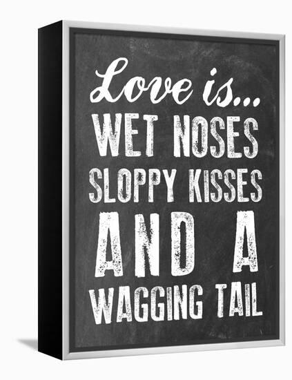 Wet Noses-Erin Clark-Framed Premier Image Canvas