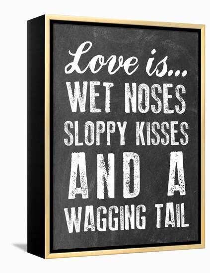 Wet Noses-Erin Clark-Framed Premier Image Canvas