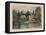 Wetheral Ferry, 1840-43-Samuel Bough-Framed Premier Image Canvas