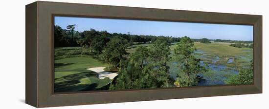 Wetlands in a Golf Course, Cougar Point, Kiawah Island Golf Resort, Kiawah Island-null-Framed Premier Image Canvas