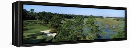 Wetlands in a Golf Course, Cougar Point, Kiawah Island Golf Resort, Kiawah Island-null-Framed Premier Image Canvas