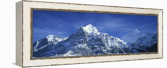 Wetterhorn, Berner Oberland, Switzerland-Peter Adams-Framed Premier Image Canvas