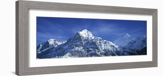 Wetterhorn, Berner Oberland, Switzerland-Peter Adams-Framed Photographic Print